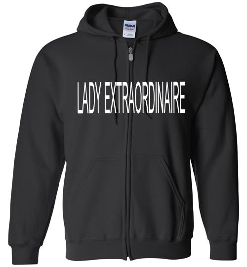 LADY EXTRAORDINAIRE ZIP HOODIE