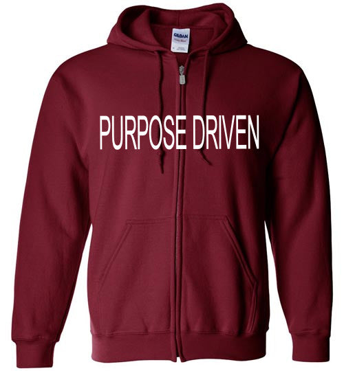 THE PURPOSE DRIVEN ZIP HOODIE