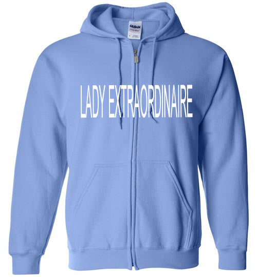 LADY EXTRAORDINAIRE ZIP HOODIE