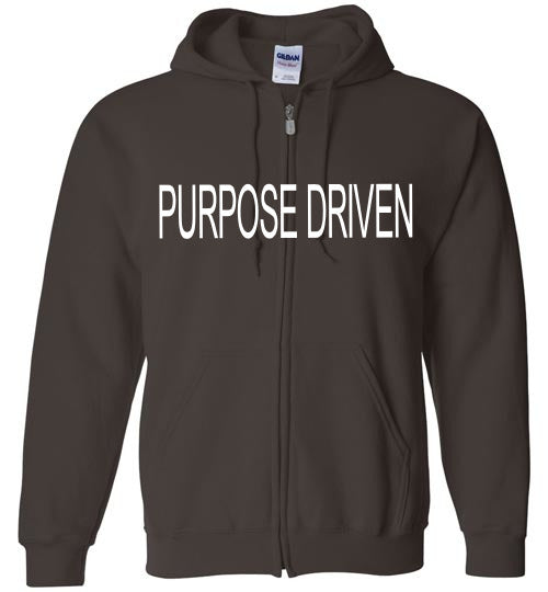 THE PURPOSE DRIVEN ZIP HOODIE