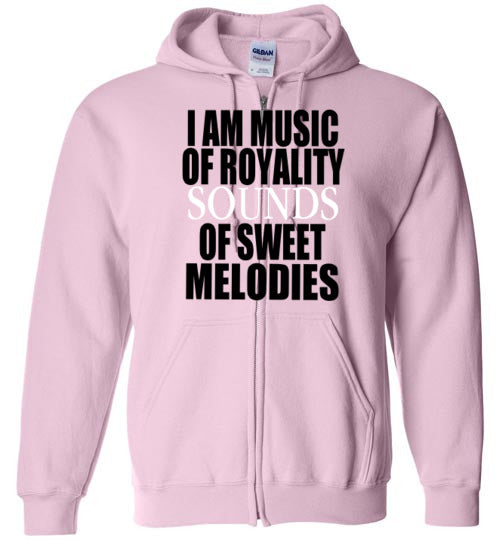 The I AM MUSIC LADIES ZIP HOODIE