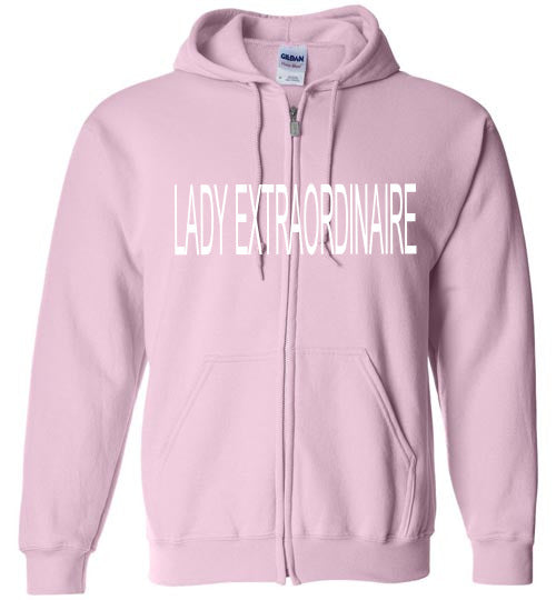 LADY EXTRAORDINAIRE ZIP HOODIE