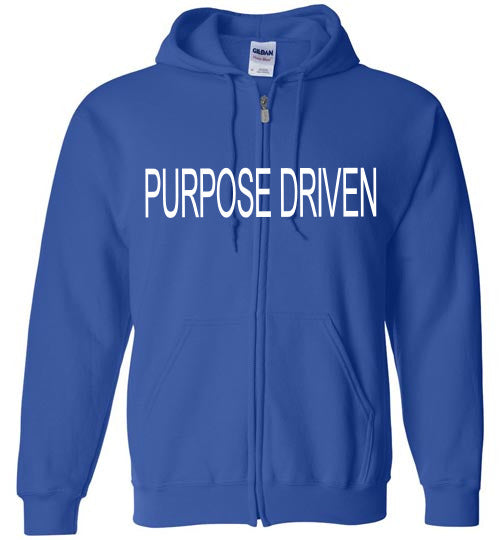 THE PURPOSE DRIVEN ZIP HOODIE