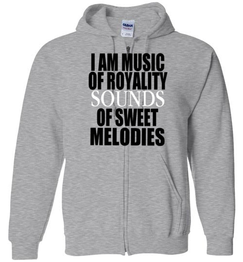 The I AM MUSIC LADIES ZIP HOODIE