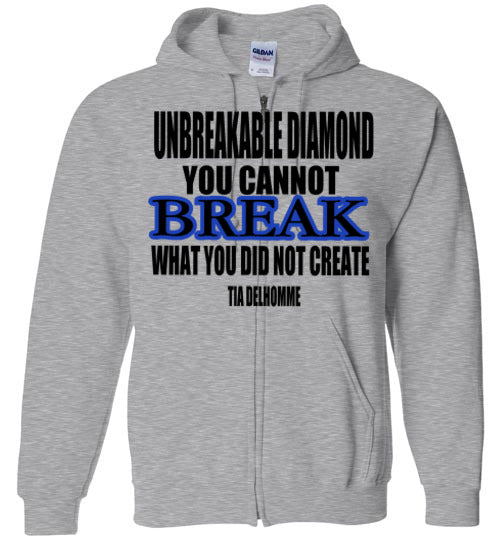 THE DIAMOND ZIP HOODIE