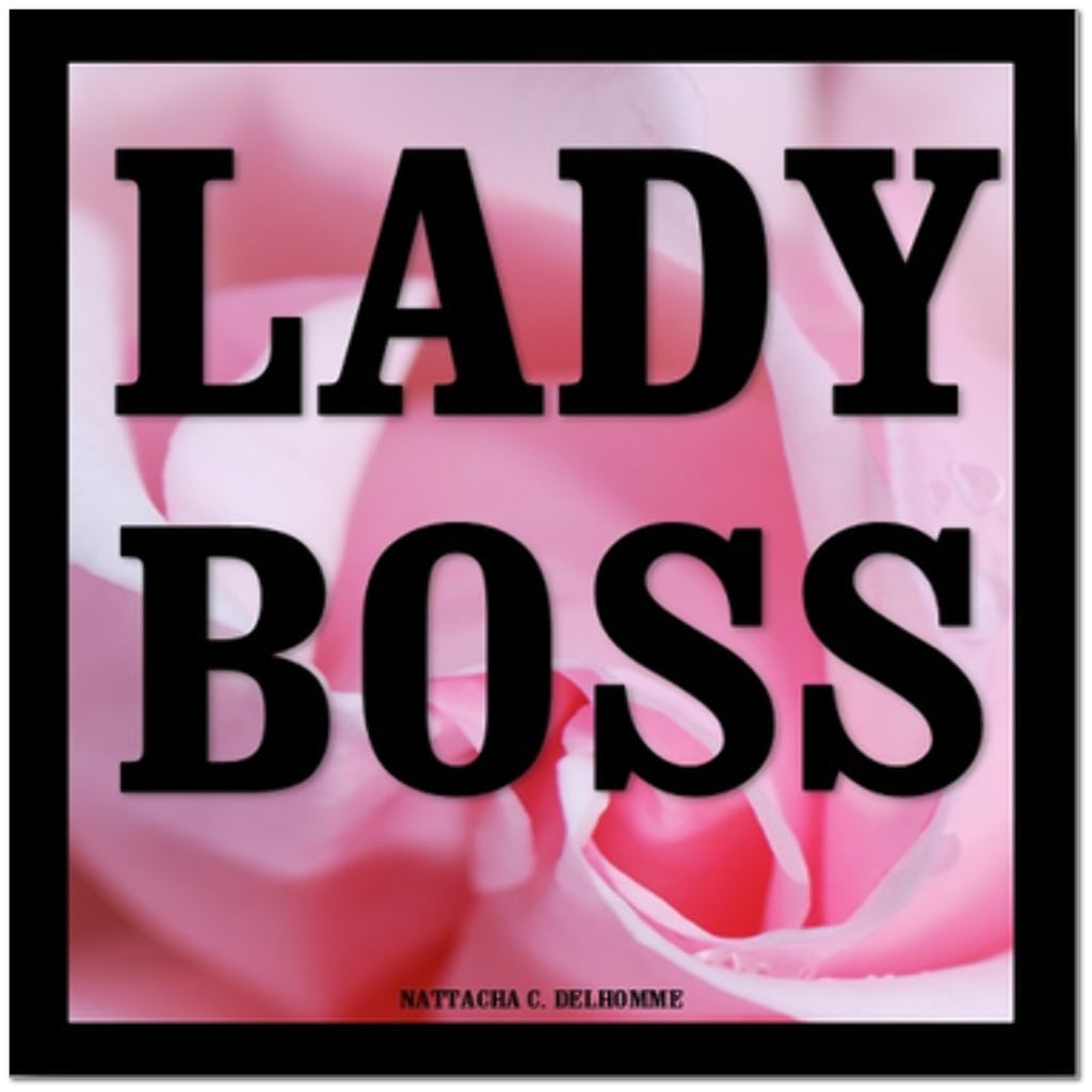 The Lady Boss Canvas Frame