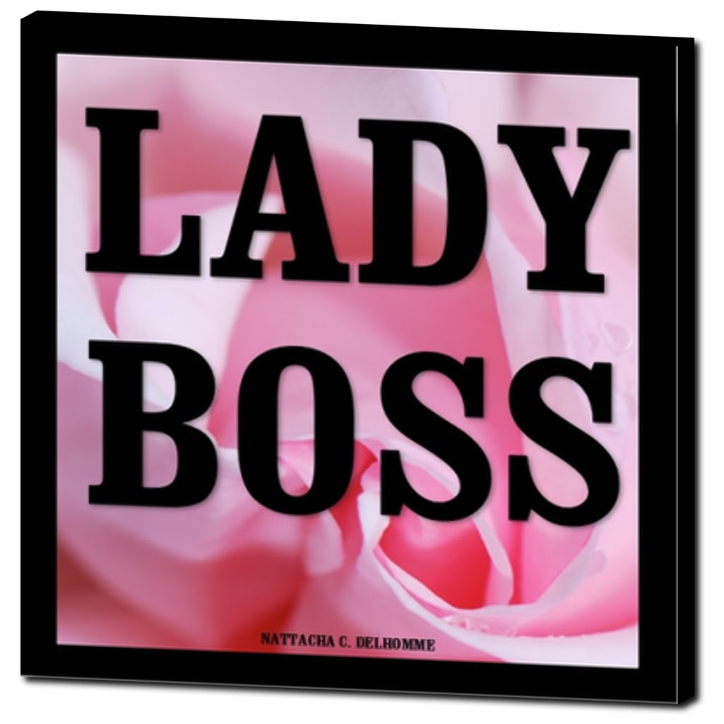 The Lady Boss Canvas Frame