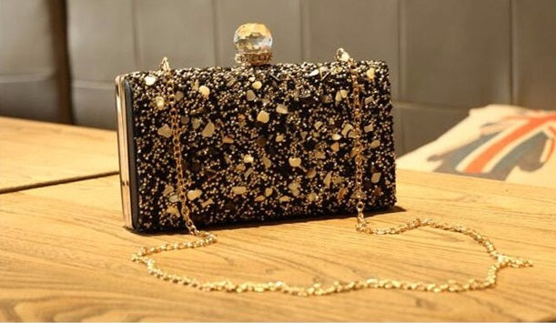 THE QUEEN'S FANCY DIAMONDS EVENING CLUTCH WALLET/BAGS
