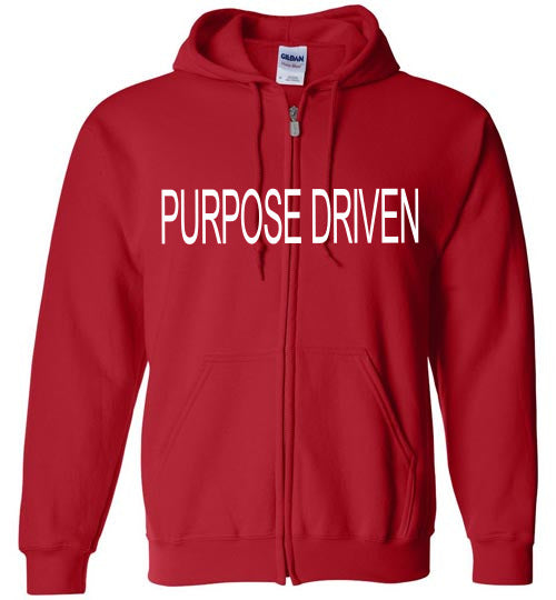 THE PURPOSE DRIVEN ZIP HOODIE