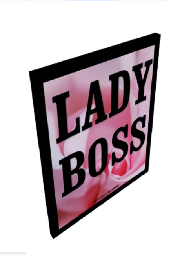 The Lady Boss Canvas Frame