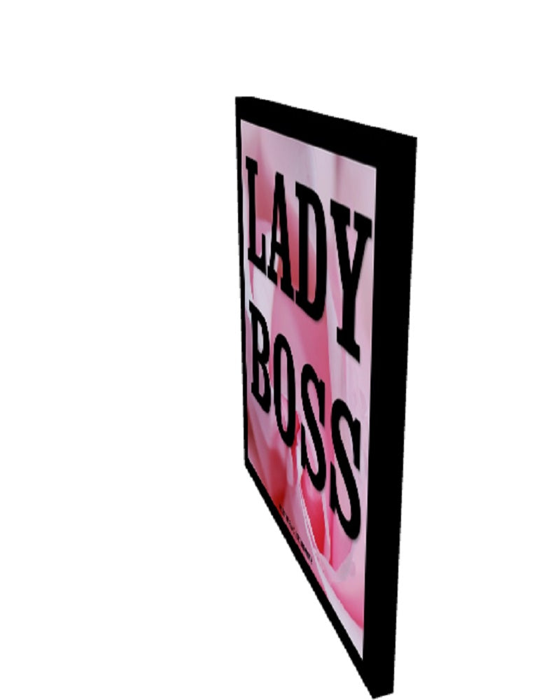 The Lady Boss Canvas Frame
