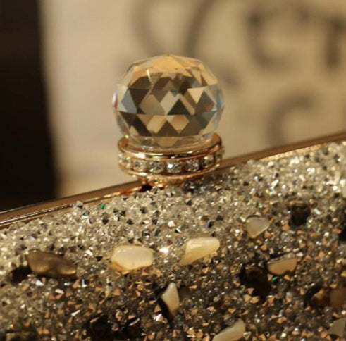 THE QUEEN'S FANCY DIAMONDS EVENING CLUTCH WALLET/BAGS