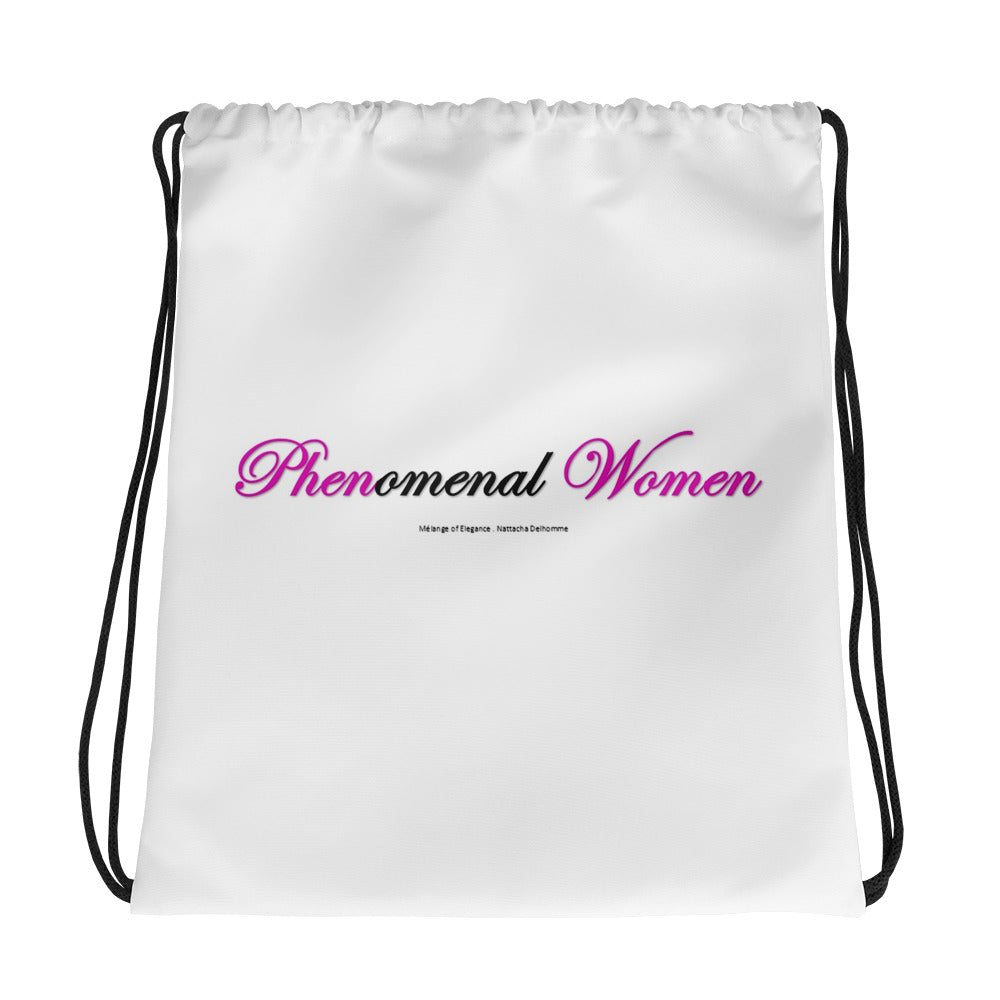 THE PHENOMENAL WOMEN PINK SPORTS BAG
