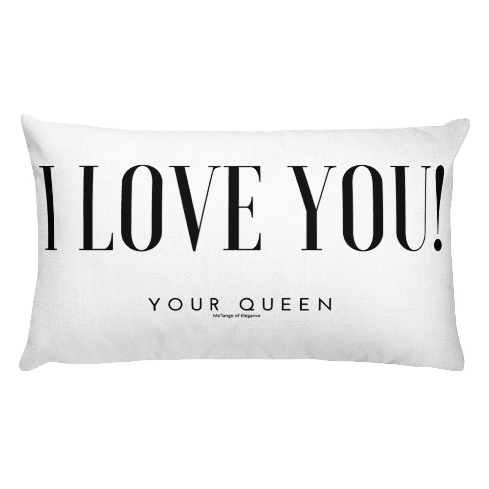 I LOVE YOU PILLOW FOR KINGS