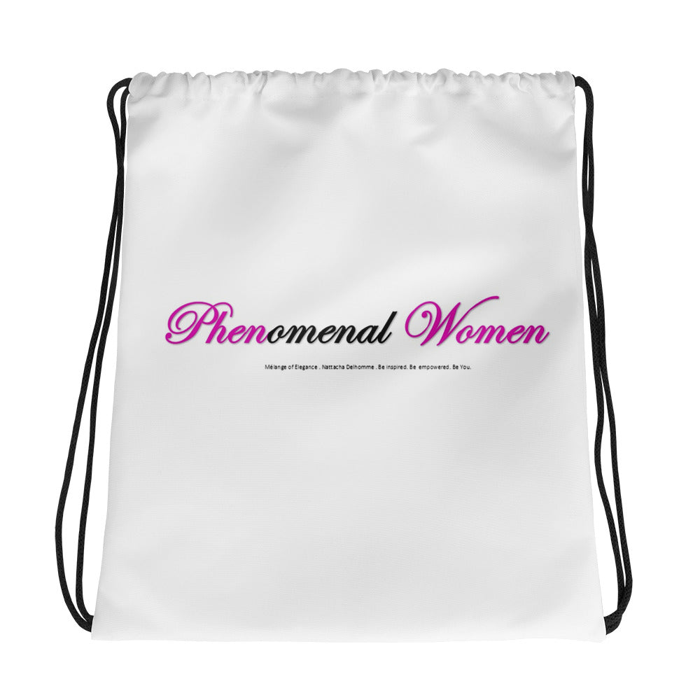 THE PHENOMENAL WOMEN PINK SPORTS BAG