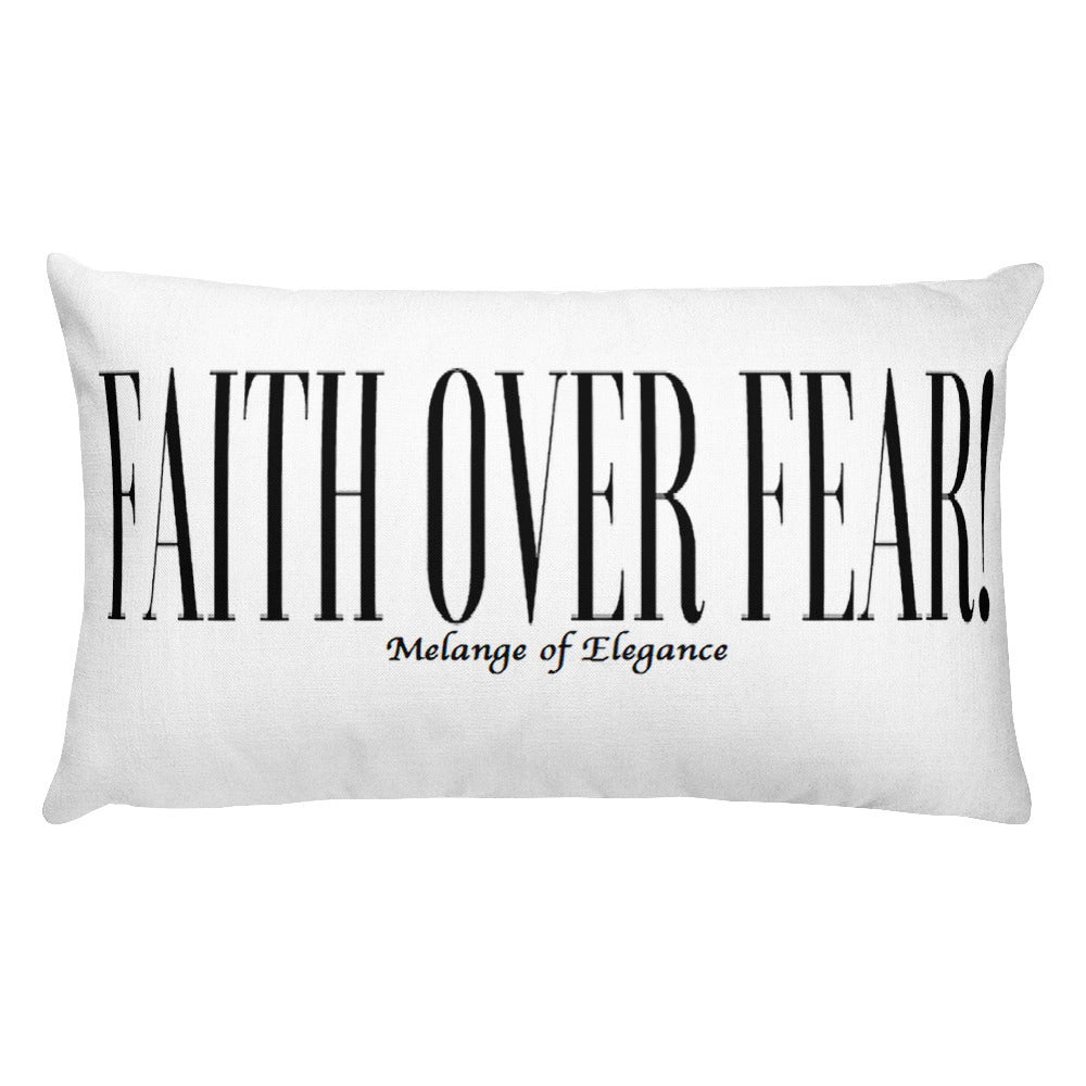 THE FAITH OVER FEAR PILLOW