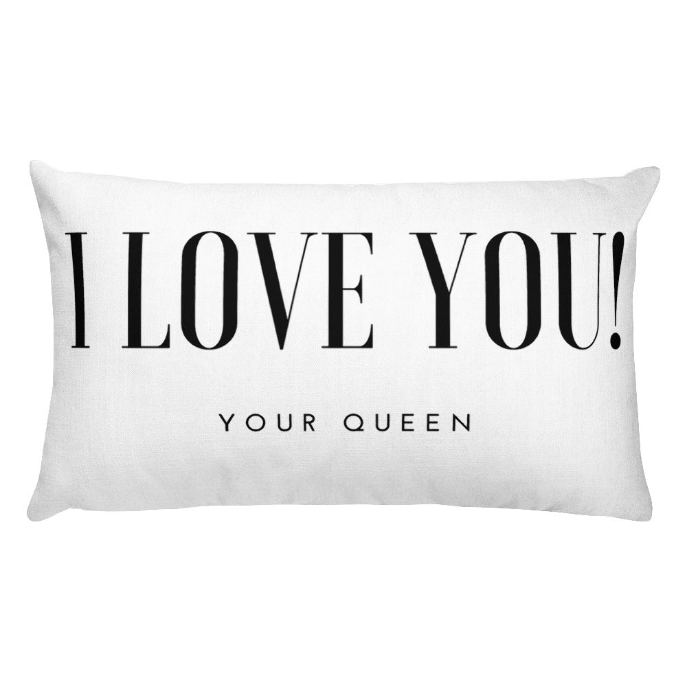 I LOVE YOU PILLOW FOR KINGS