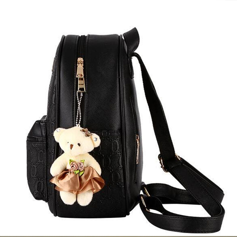 QUEEN'S CASUAL FLYING BIRDS LEATHER BACKPACKS