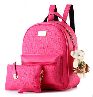 QUEEN'S CASUAL FLYING BIRDS LEATHER BACKPACKS