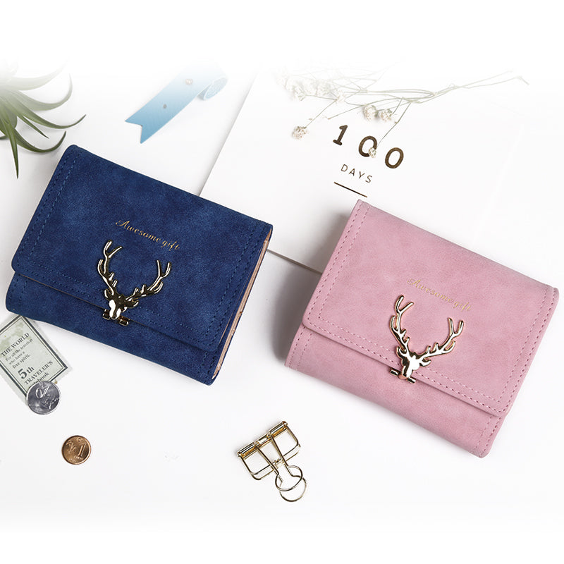 THE CHRISTMAS DEER VINTAGE WALLETS
