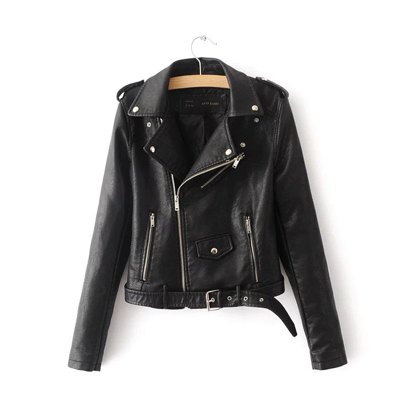 PU Leather Jacket Zipper