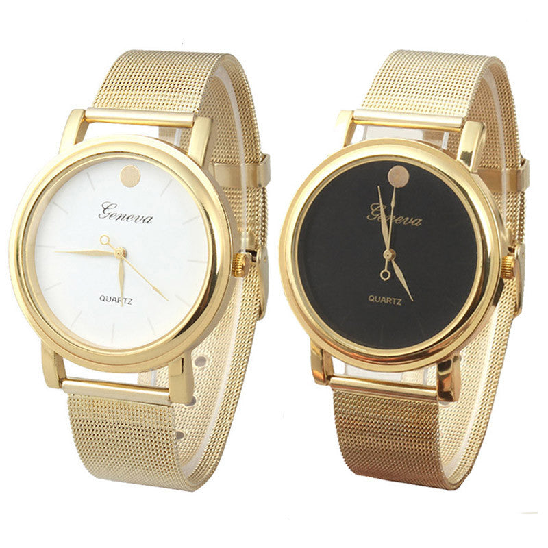 THE COUPLES GOLD QUARTZ  WATCHES