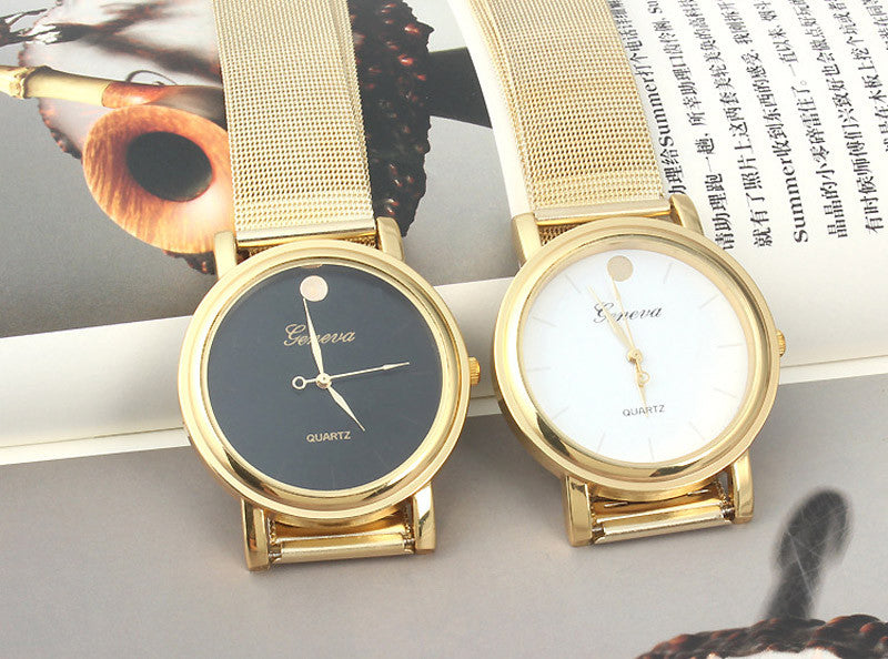 THE COUPLES GOLD QUARTZ  WATCHES