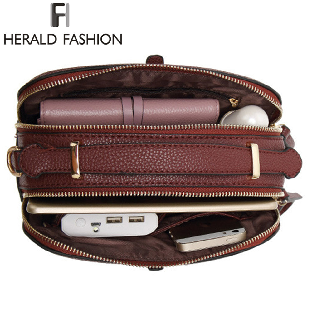 THE HERALD FASHION LEATHER PURSE FOR QUEENS