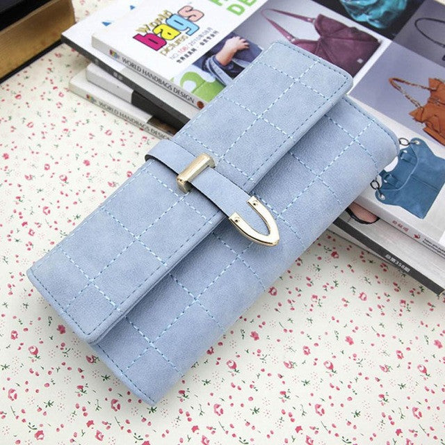WOMEN POLYESTER LONG PURSE WALLETS