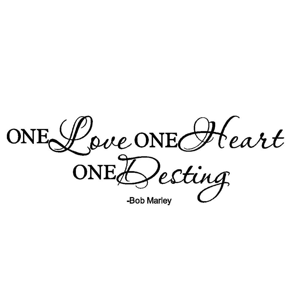 The Couples One Love, One Heart, One Destiny wall Sticker