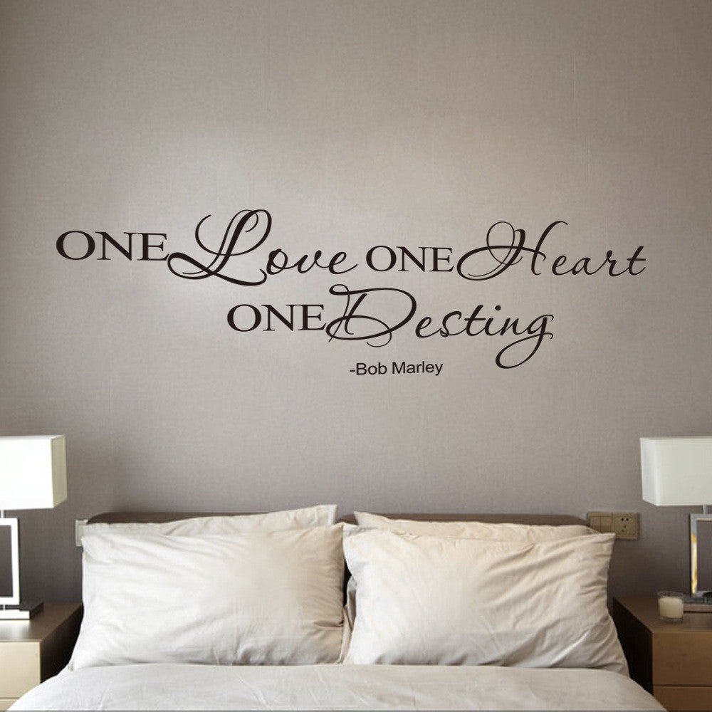 The Couples One Love, One Heart, One Destiny wall Sticker