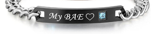 MY BOO & MY BAE MATCHING COUPLES BRACELETS
