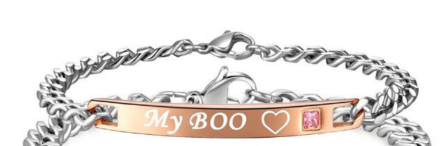 MY BOO & MY BAE MATCHING COUPLES BRACELETS