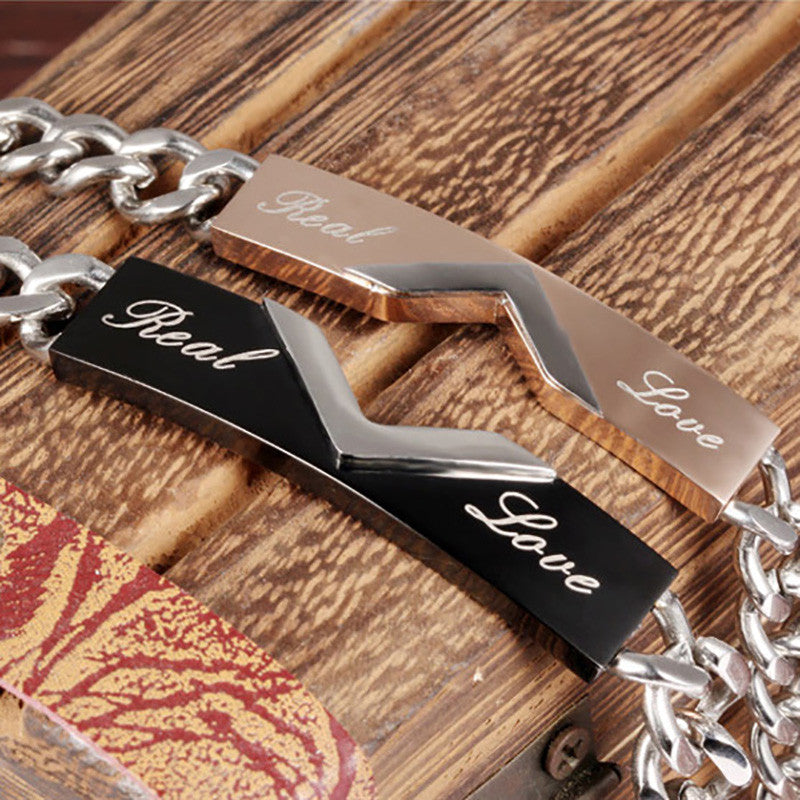 THE COUPLES REAL LOVE BRACELETS