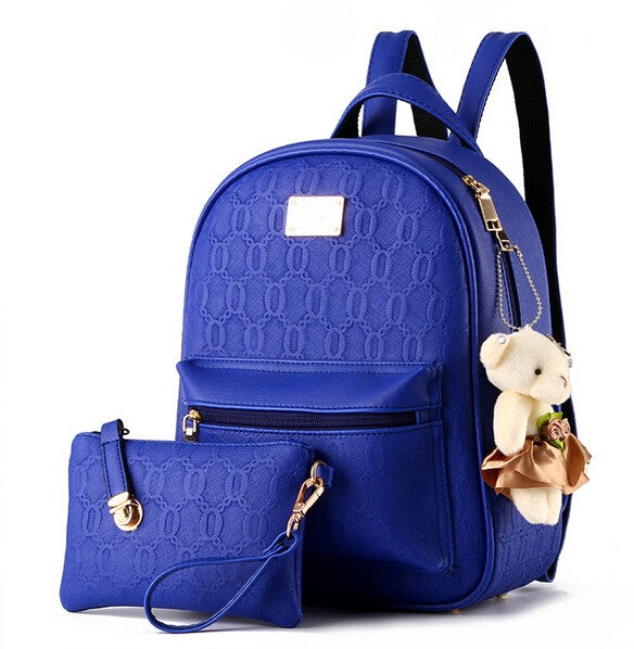 QUEEN'S CASUAL FLYING BIRDS LEATHER BACKPACKS