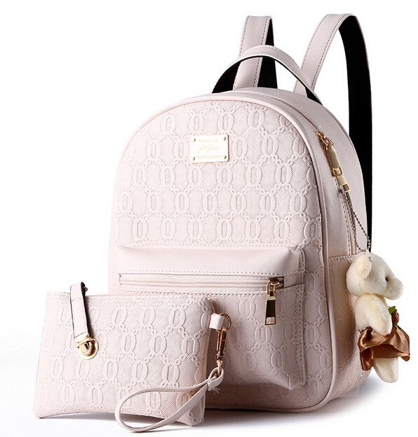 QUEEN'S CASUAL FLYING BIRDS LEATHER BACKPACKS
