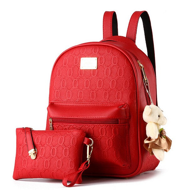 QUEEN'S CASUAL FLYING BIRDS LEATHER BACKPACKS