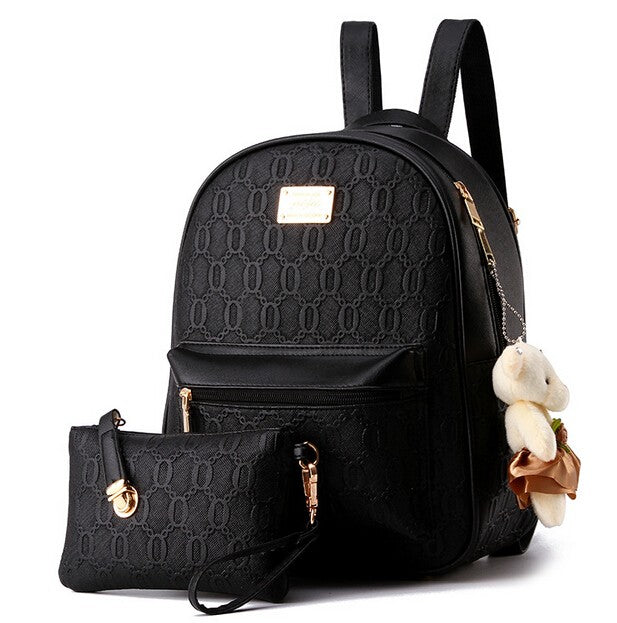 QUEEN'S CASUAL FLYING BIRDS LEATHER BACKPACKS