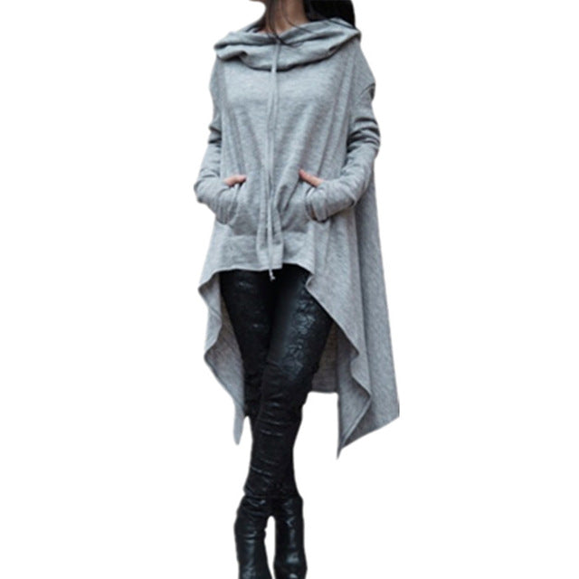 THE HARAJUKU OVERSIZE  COVER PULLOVER HOODIE